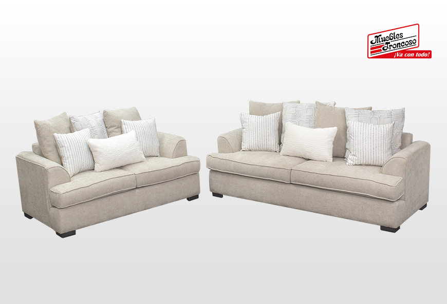 SALA MONTECARLO ARENA SOFÁ Y LOVE SEAT