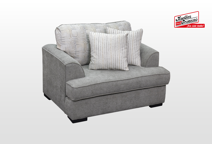 SILLÓN MONTECARLO GRIS