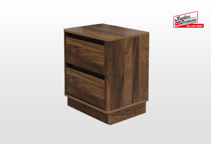 CABECERA, DOS BURÓS Y CÓMODA CON LUNA BRITANIA