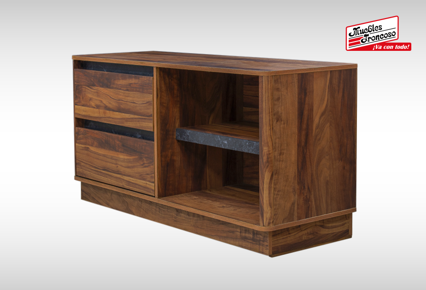 MESA TV BRITANIA ROBLE AMERICANO