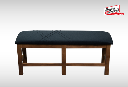 ANTECOMEDOR LAWRENCE RECTANGULAR CON 4 SILLAS Y BANCA RUSSEL CHARCOAL
