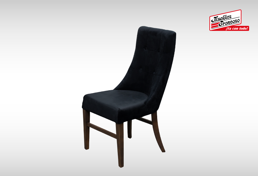 ANTECOMEDOR OSIRIS CON 6 SILLAS ESPARTA VENUS BLACK