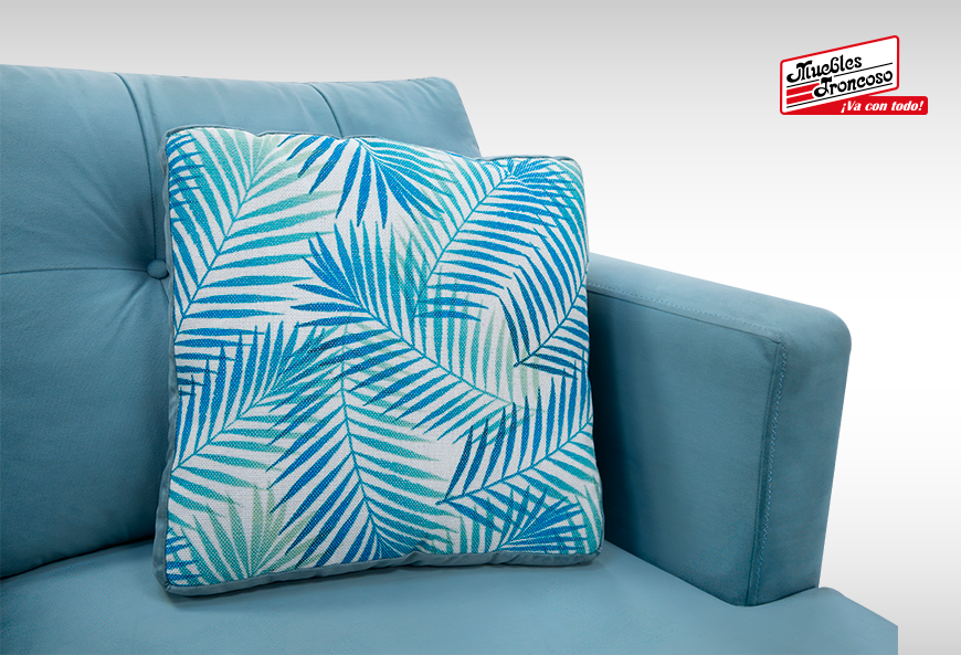 SALA BABY OCEAN BLUE SOFÁ Y LOVE SEAT