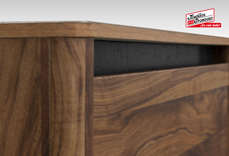 CABECERA, DOS BURÓS Y CÓMODA CON LUNA BRITANIA