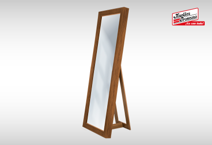 CABECERA, DOS BURÓS Y CÓMODA CON LUNA NICOLE WALNUT