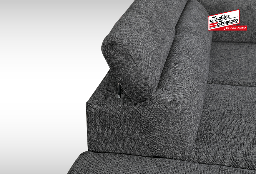 SALA ANGORA MODULAR CHENILLE CAFÉ