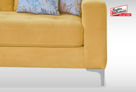 SALA LISBOA AMARILLA DOS LOVE SEAT