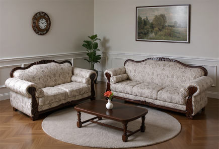 SALA MALLORCA ANGORA ARENA SOFÁ Y LOVE SEAT