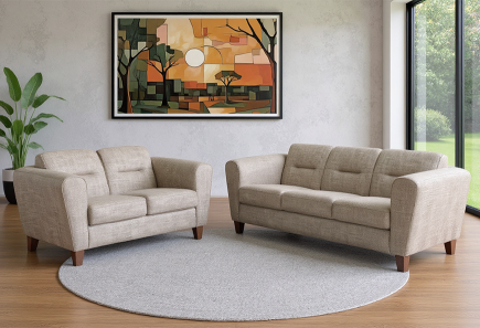 SALA DALLAS CABO MOKA SOFÁ Y LOVE SEAT