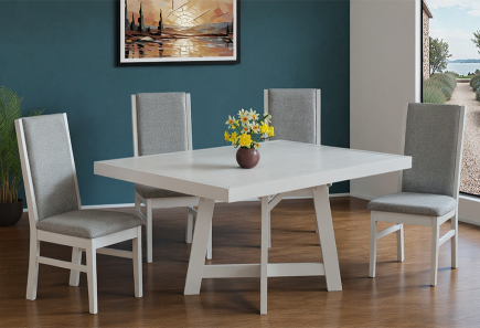 ANTECOMEDOR VIENA CON 4 SILLAS ARGELIA MICHELLE MOUSE PTA/PERLA