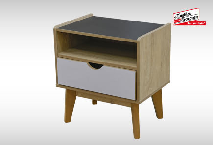 CABECERA, DOS BURÓS Y CÓMODA CON LUNA DOROTHY