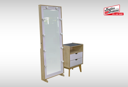 La Recámara Dorothy destaca por su cabecera con diseño geométrico en t