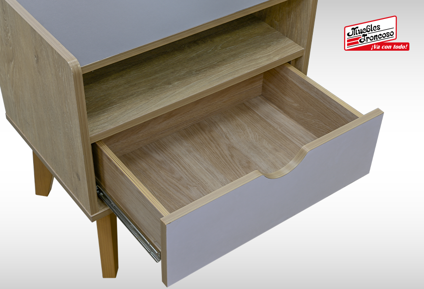 CABECERA, DOS BURÓS Y CÓMODA CON LUNA DOROTHY