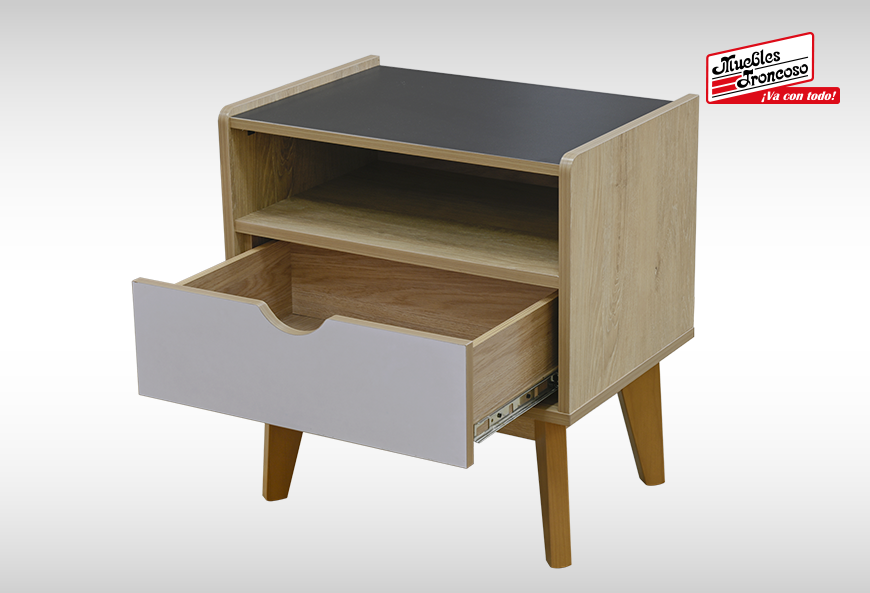 CABECERA, DOS BURÓS Y CÓMODA CON LUNA DOROTHY