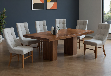 ANTECOMEDOR OSIRIS CON 6 SILLAS ESPARTA MAGIT BEIGE