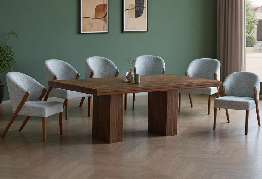 ANTECOMEDOR OSIRIS CON 6 SILLAS MOSCU