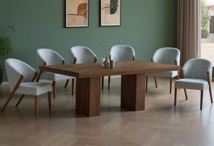 ANTECOMEDOR OSIRIS CON 6 SILLAS MOSCU