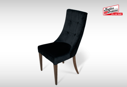 ANTECOMEDOR POLET CON 6 SILLAS ESPARTA VENUS BLACK