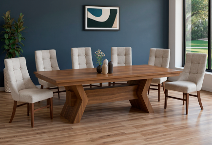 ANTECOMEDOR POLET CON 6 SILLAS ESPARTA MAGIT BEIGE