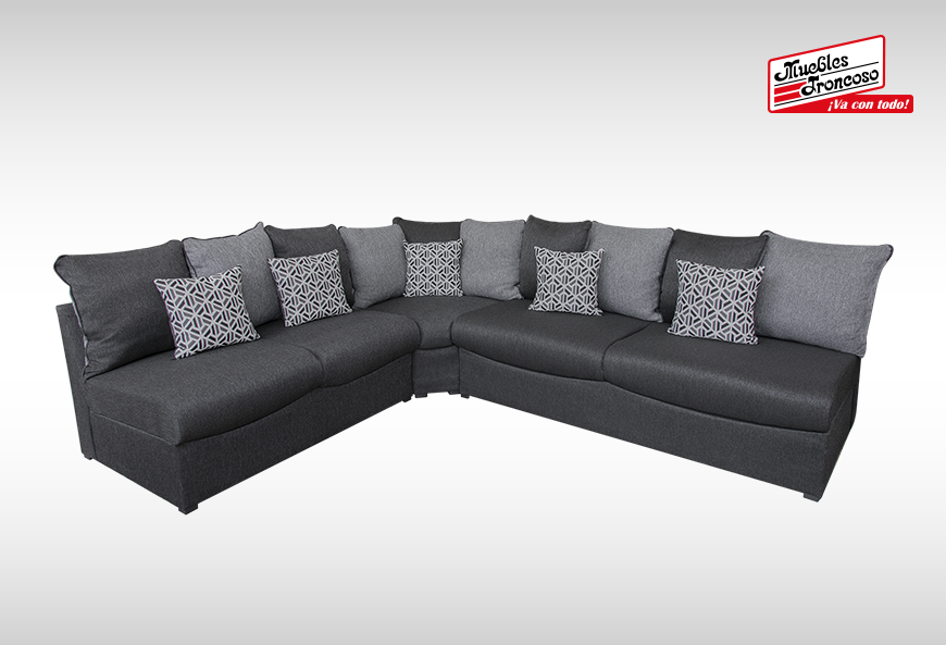 SALA NEPTUNO MODULAR GRIS OXFORD