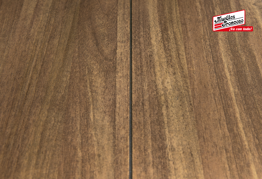 ANTECOMEDOR SILVER NOGAL CON 4 SILLAS Y BANCA RUSSEL ALPHA LATTE