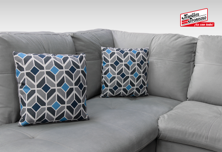 SALA EVELYN GRIS MODULAR