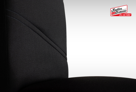 ANTECOMEDOR LAWRENCE REDONDO CON 4 SILLAS ROYALE NEGRO