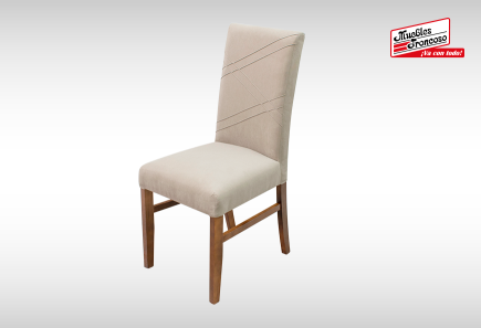 ANTECOMEDOR LAWRENCE RECTANGULAR CON 6 SILLAS RUSSEL ALPHA LATTE