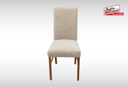 ANTECOMEDOR LAWRENCE RECTANGULAR CON 6 SILLAS RUSSEL ALPHA LATTE