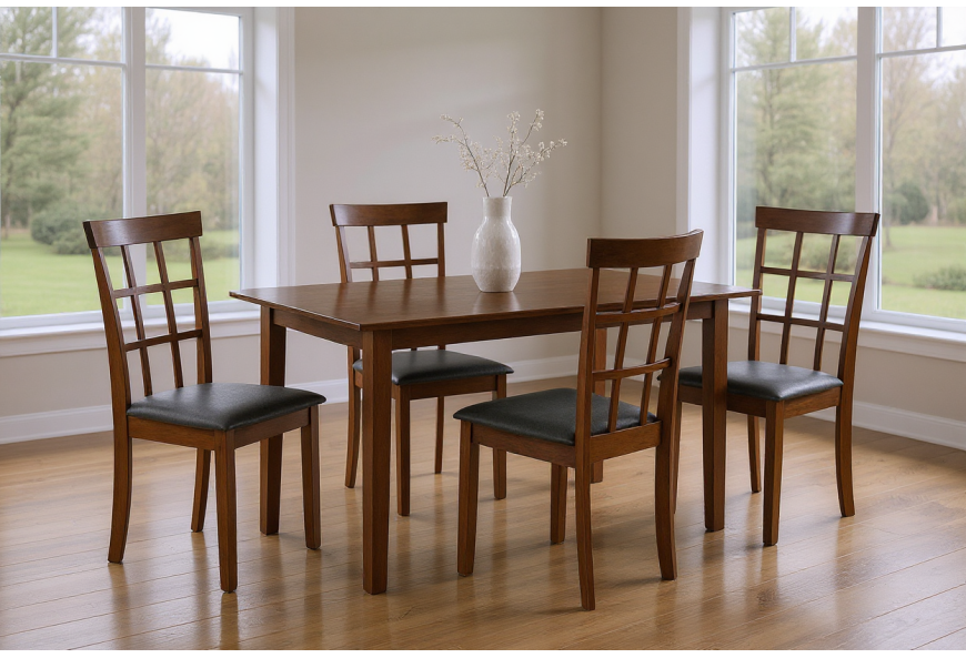 ANTECOMEDOR HELENA JR CAPUCHINO CON 4 SILLAS