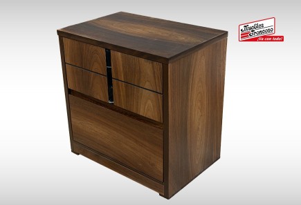 CABECERA, DOS BURÓS Y CÓMODA CON LUNA ZAGREB