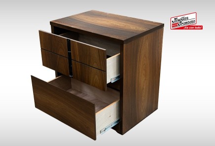 CABECERA, DOS BURÓS Y CÓMODA CON LUNA ZAGREB