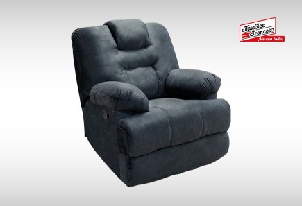 SILLÓN HARRY GREY RECLINABLE CON CONTROL Y MASAJE