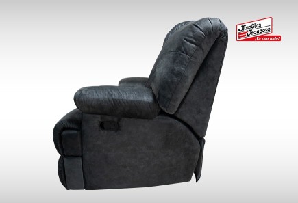 SILLÓN HARRY GREY RECLINABLE CON CONTROL Y MASAJE