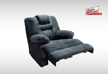 SILLÓN HARRY GREY RECLINABLE CON CONTROL Y MASAJE