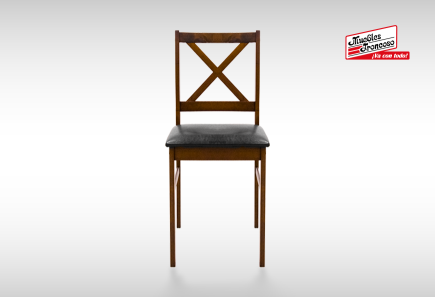 ANTECOMEDOR SAM NOGAL CON 4 SILLAS