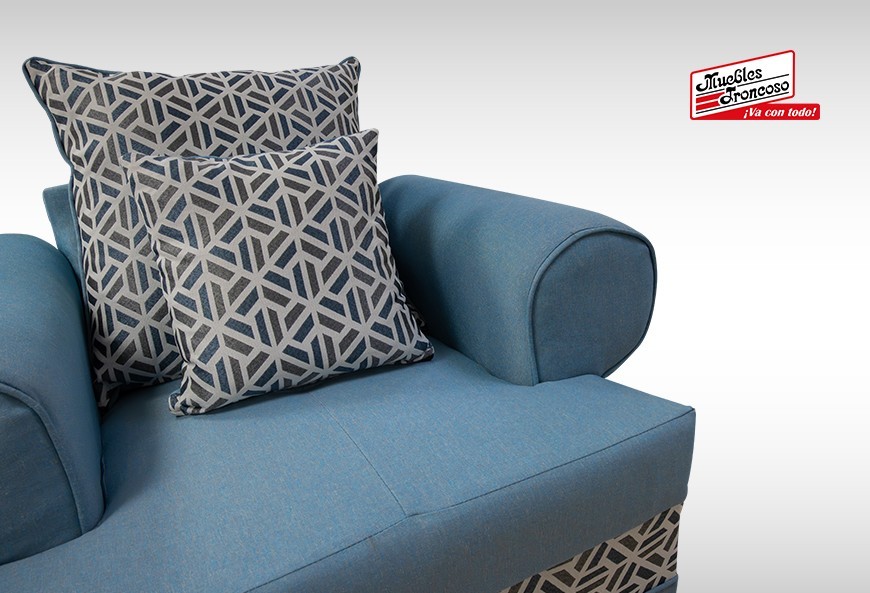 SOFÁ Y LOVE SEAT FANTASY BLUE