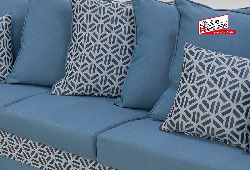 SOFÁ Y LOVE SEAT FANTASY BLUE