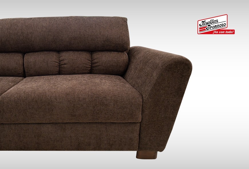 SALA AYDA CAPRI DARK COCOA SOFÁ Y LOVE SEAT