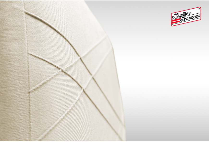 ANTECOMEDOR PEPPER RECTANGULAR CON 6 SILLAS RUSSEL ALPHA LATTE