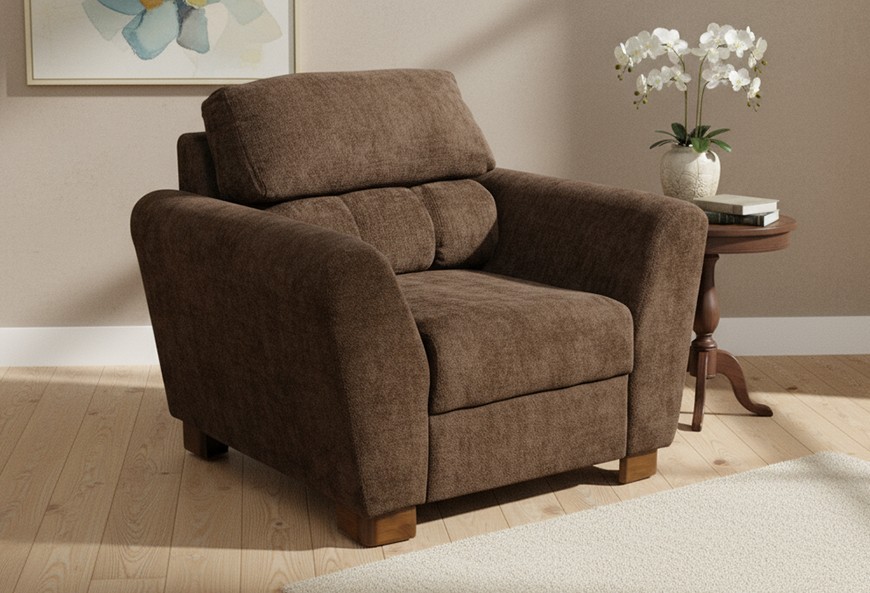 SILLÓN AYDA CAPRI DARK COCOA SILLÓN AYDA CAPRI DARK COCOA