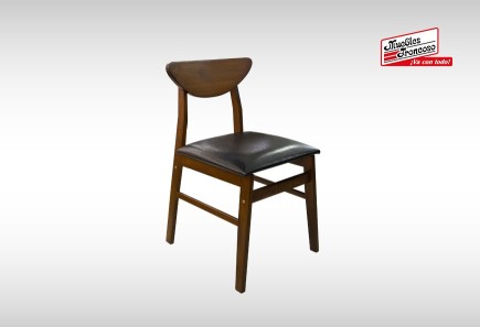 ANTECOMEDOR ELLIA NOGAL CON 4 SILLAS