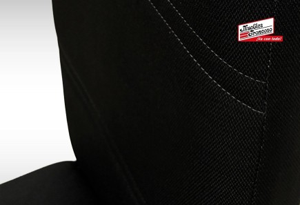 ANTECOMEDOR LAWRENCE REDONDO CON 4 SILLAS ROYALE NEGRO