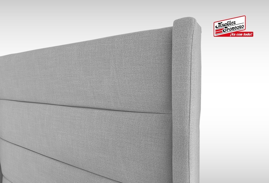 JGO CABECERA CON BASE MARSELLA GRIS