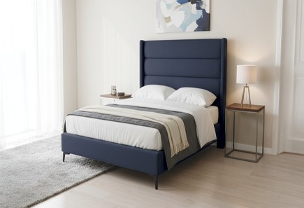 CABECERA CON BASE MARSELLA AZUL