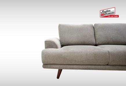 SALA DIANN EGIPTO TAUPE SOFÁ Y LOVE SEAT