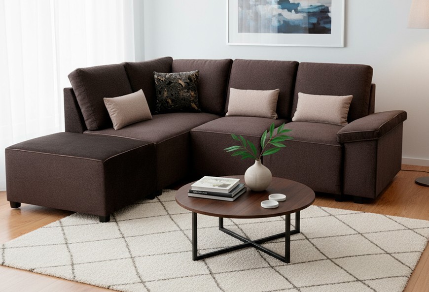 SALA KAILANY MILAN OXFORD MODULAR CON TABURETE