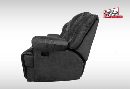 SOFÁ, LOVE SEAT (SILLÓ CON CONTROL) CHARLESTON GREY RECLINABLE