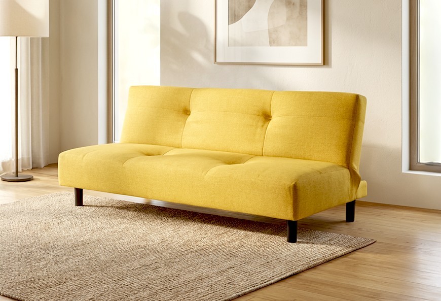 SOFÁ CAMA CHAAK AMARILLO