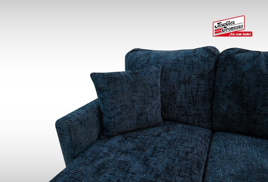 SALA VALENTINA AZUL CON CHAISE